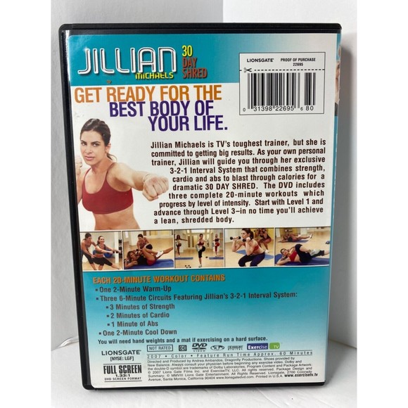30 Day Shred (DVD, 2007) - Picture 3 of 6